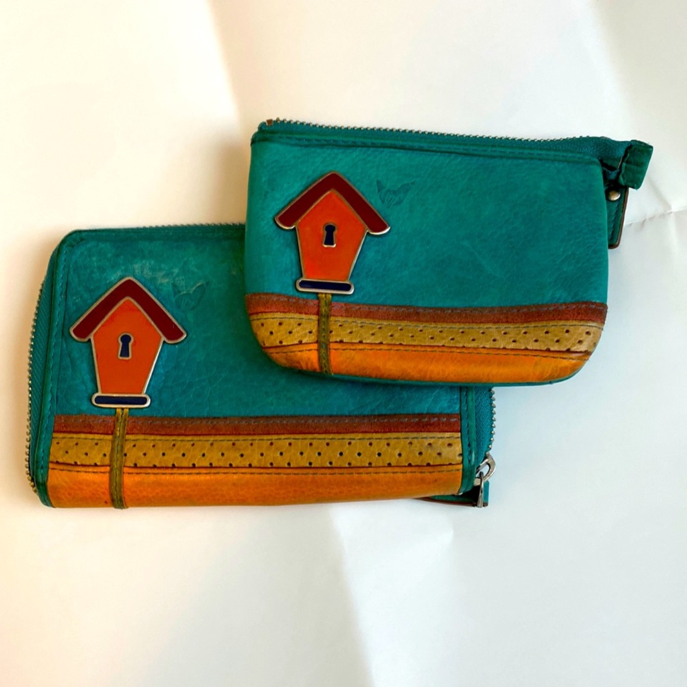 2-Piece Vintage Fossil wallet set